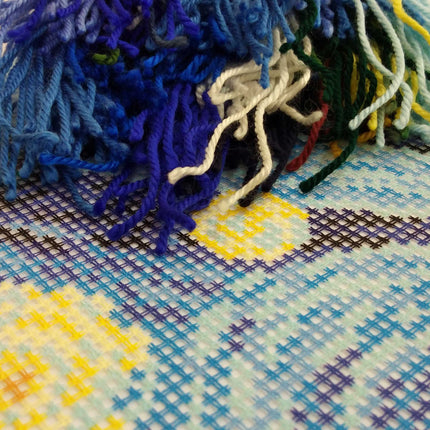 Needlepoint Pillow Kit "Starry Night"