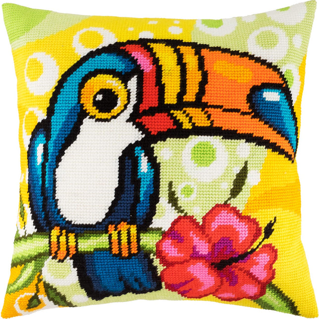 Needlepoint Pillow Kit "Toucan"