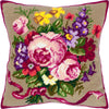 Needlepoint Pillow Kit "Classic Bouquet"
