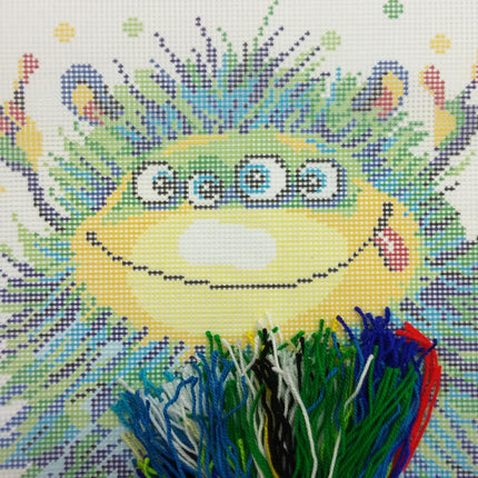 Needlepoint Pillow Kit "Little Monster"