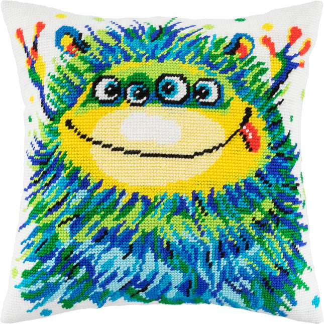 Needlepoint Pillow Kit "Little Monster"