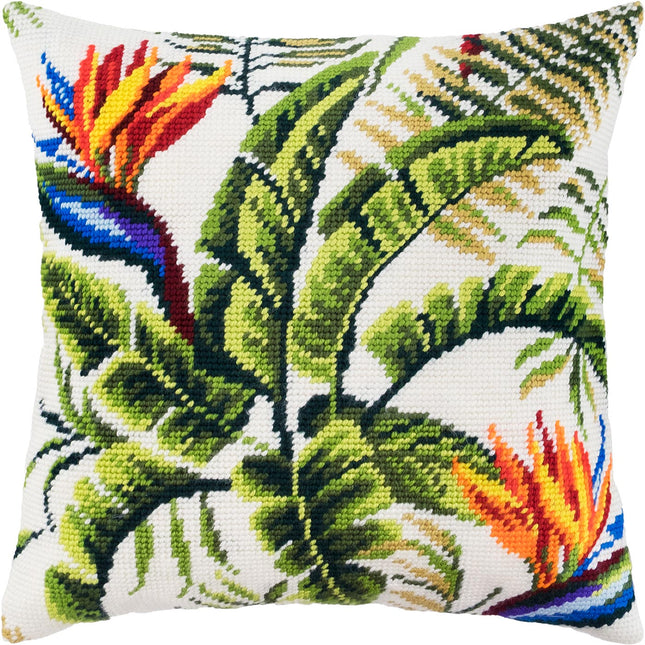 Needlepoint Pillow Kit "Tropics"