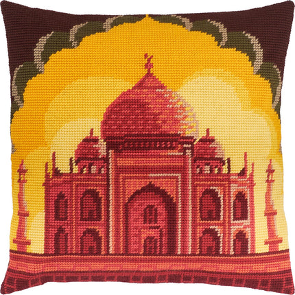 Needlepoint Pillow Kit "Taj Mahal"