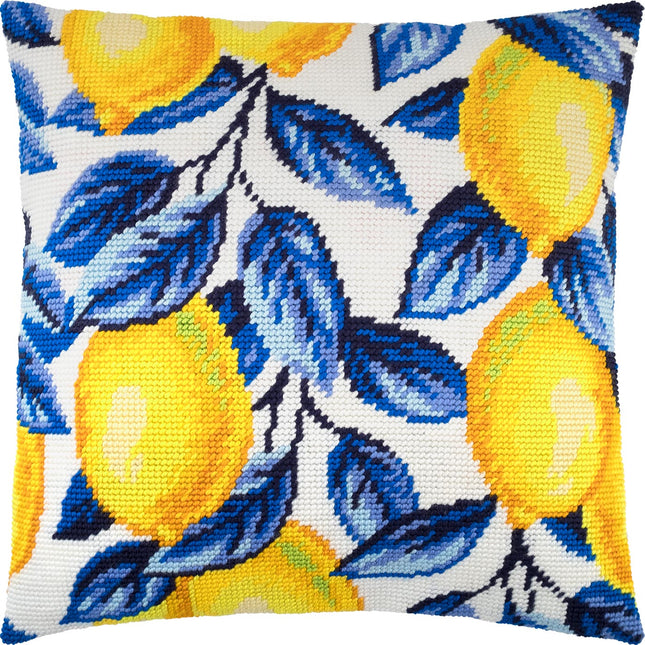 Needlepoint Pillow Kit "Lemons"