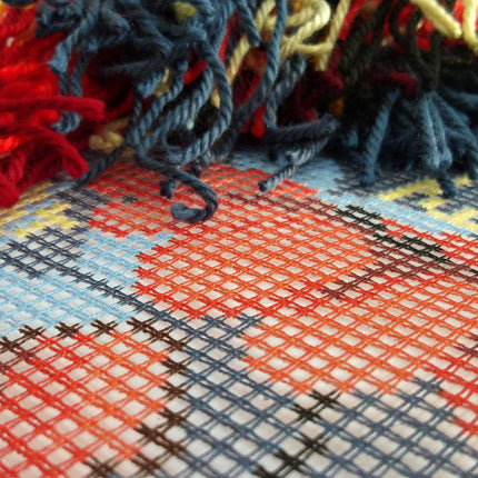 Needlepoint Pillow Kit "Poppies in the Evening"
