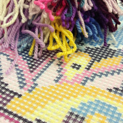 Needlepoint Pillow Kit "Violet Fairy Tale"