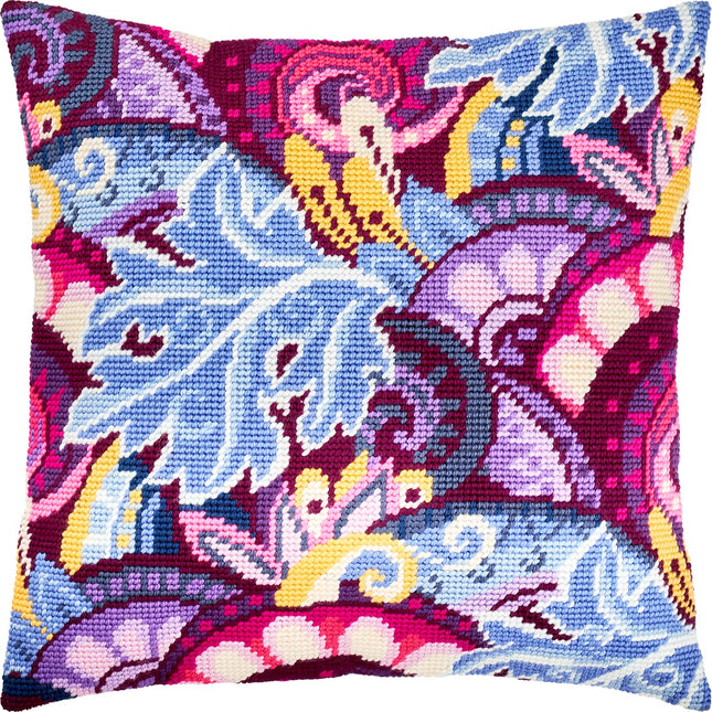 Needlepoint Pillow Kit "Violet Fairy Tale"