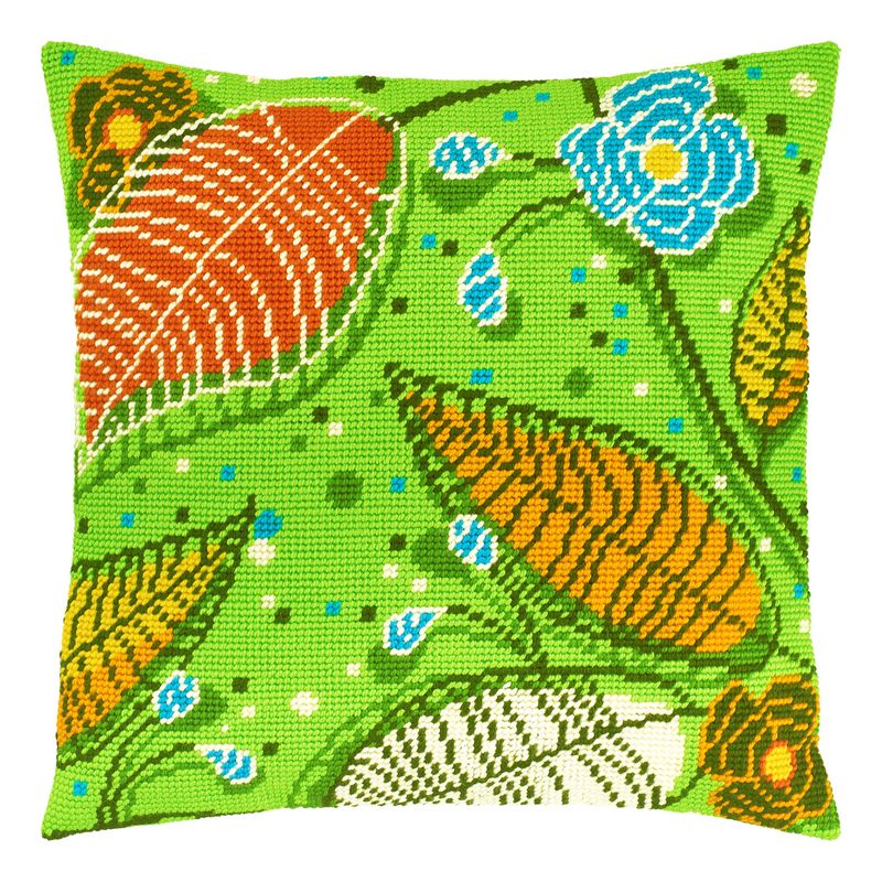 Needlepoint Pillow Kit "Green"