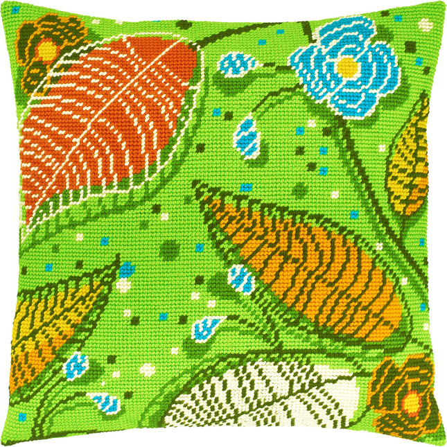 Needlepoint Pillow Kit "Green"