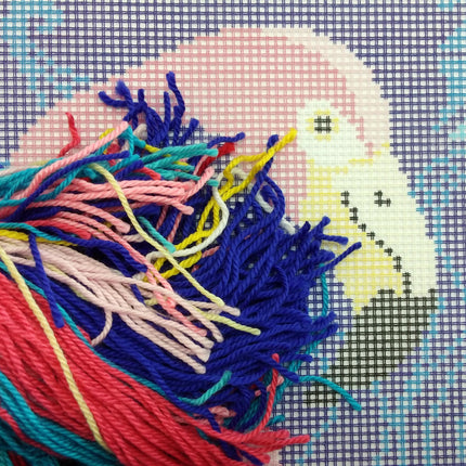 Needlepoint Pillow Kit "Flamingo"