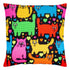 Needlepoint Pillow Kit "Puzzle of Cats"