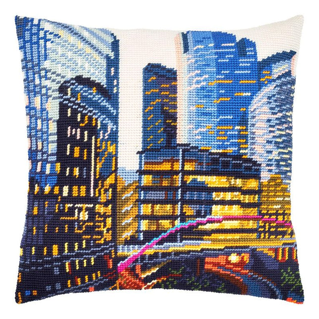 Needlepoint Pillow Kit "Taipei"