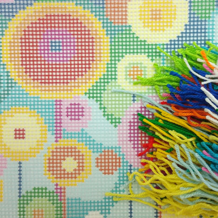 Needlepoint Pillow Kit "Dandelions"