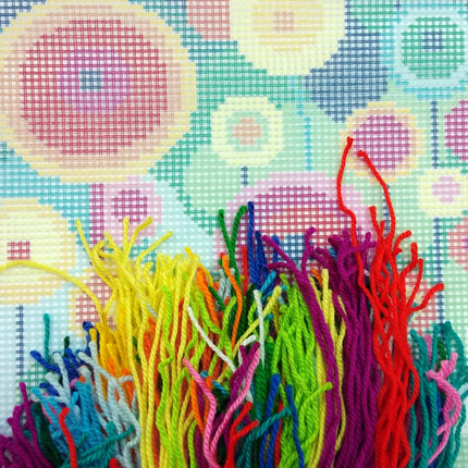 Needlepoint Pillow Kit "Dandelions"