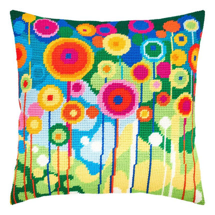 Needlepoint Pillow Kit "Dandelions"