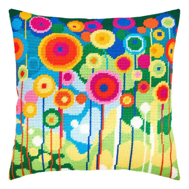 Needlepoint Pillow Kit "Dandelions"