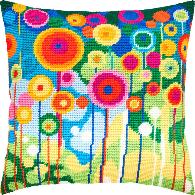 Needlepoint Pillow Kit "Dandelions"