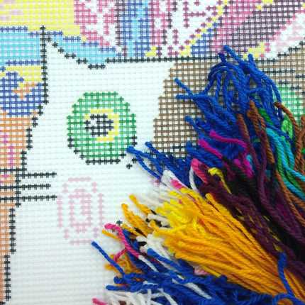 Needlepoint Pillow Kit "Beloved Cat"