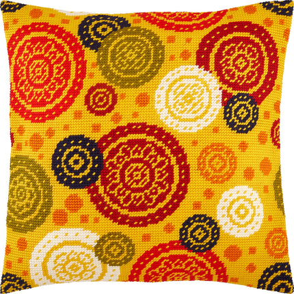 Needlepoint Pillow Kit "Saree Motif"