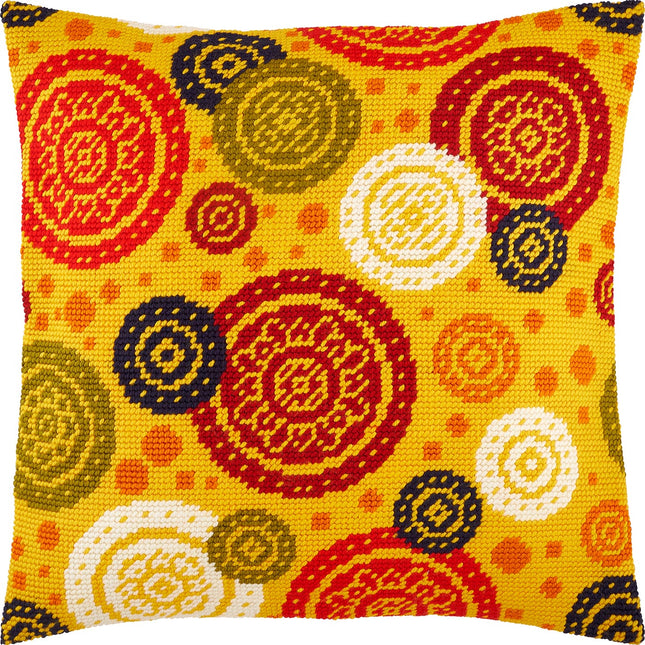 Needlepoint Pillow Kit "Saree Motif"