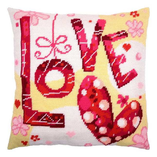 Needlepoint Pillow Kit "Love"