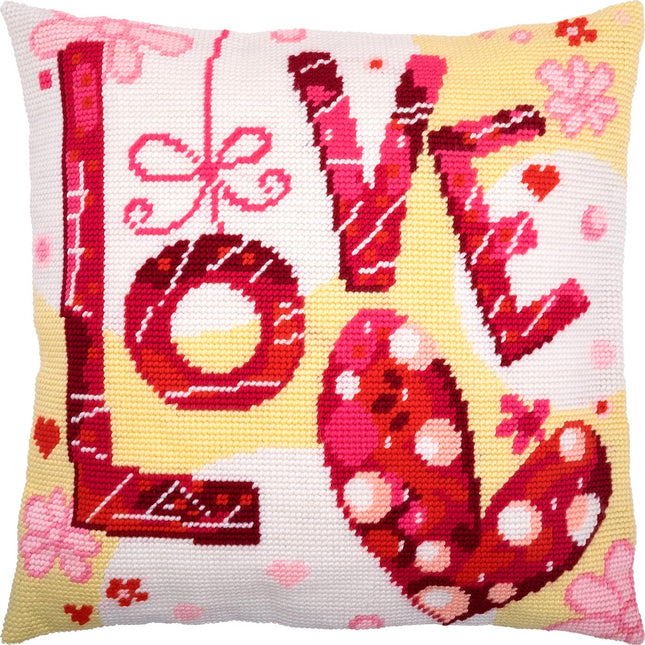 Needlepoint Pillow Kit "Love"