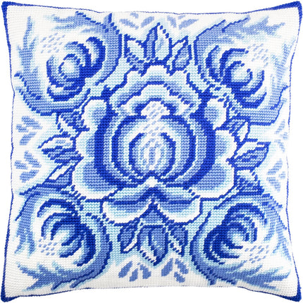 Needlepoint Pillow Kit "Gzhel"