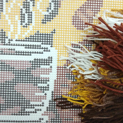 Needlepoint Pillow Kit "Coffee"