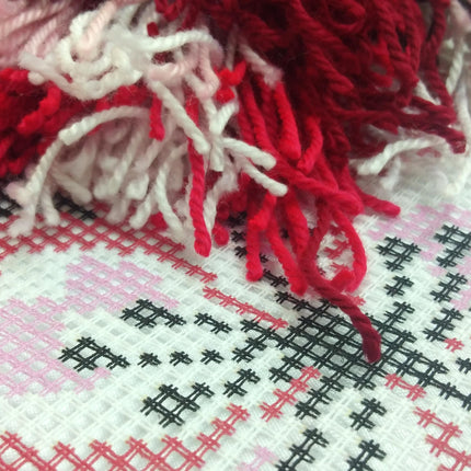 Needlepoint Pillow Kit "Cherry Bloom"