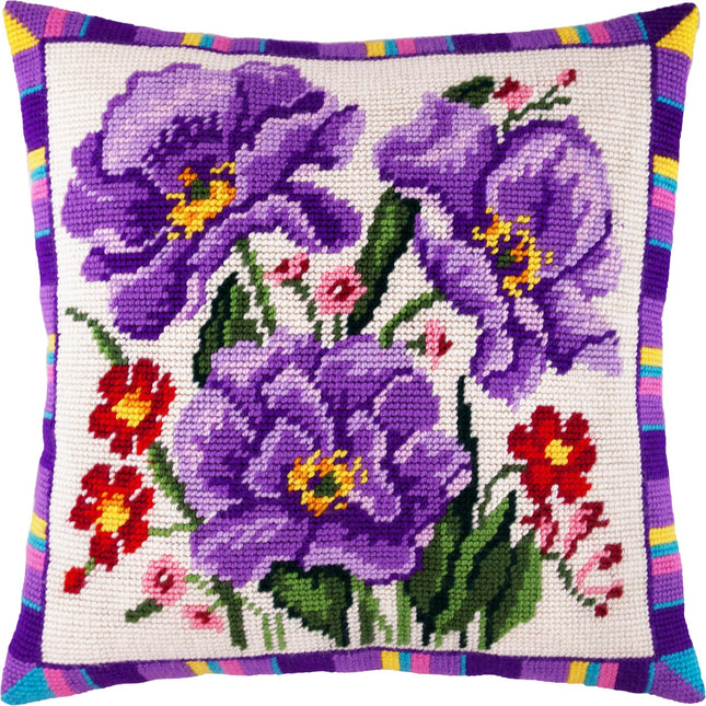 Needlepoint Pillow Kit "Anemone"