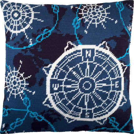 Needlepoint Pillow Kit "Navigation"