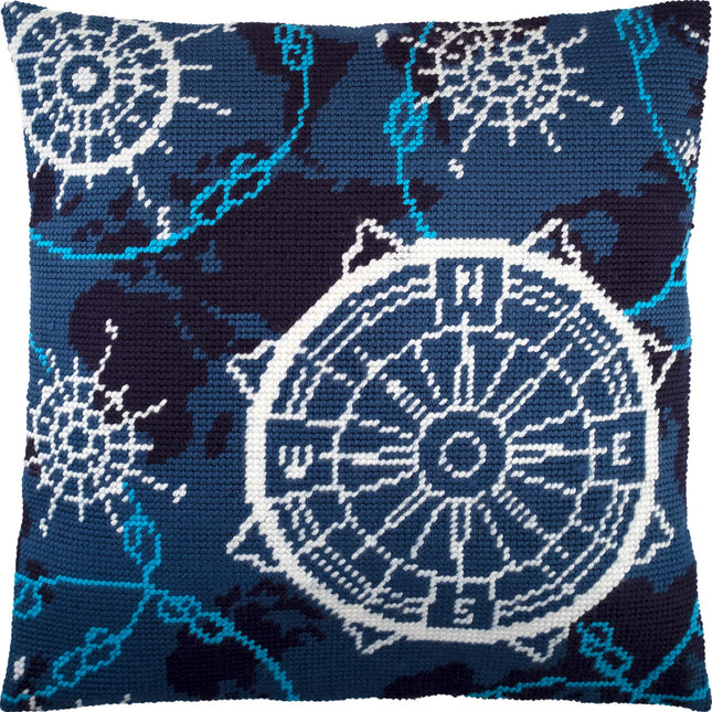 Needlepoint Pillow Kit "Navigation"