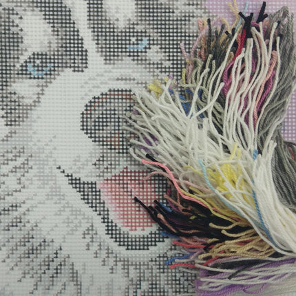 Needlepoint Pillow Kit "Husky"