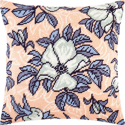 Needlepoint Pillow Kit "Dog rose"