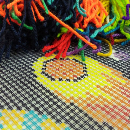 Needlepoint Pillow Kit "Space"