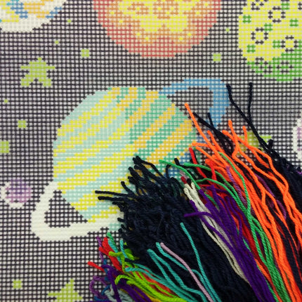 Needlepoint Pillow Kit "Space"