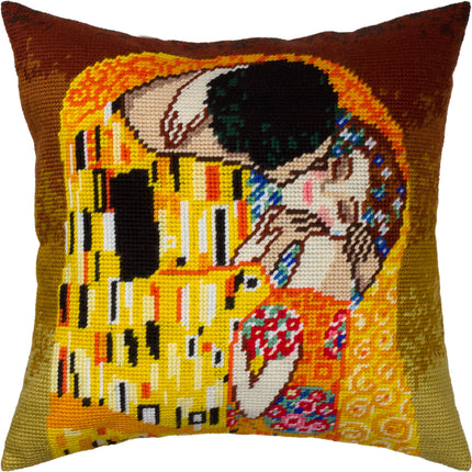 Needlepoint Pillow Kit "The Kiss"