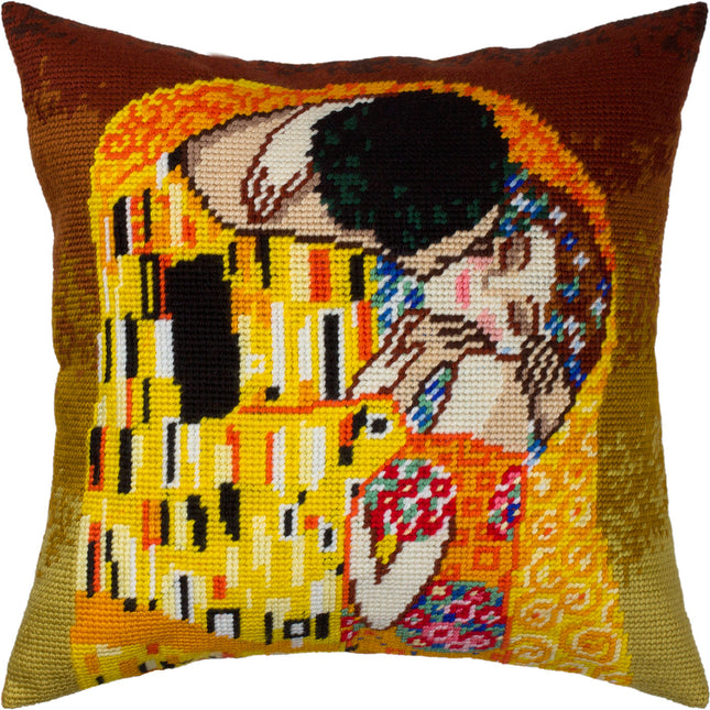 Needlepoint Pillow Kit "The Kiss"