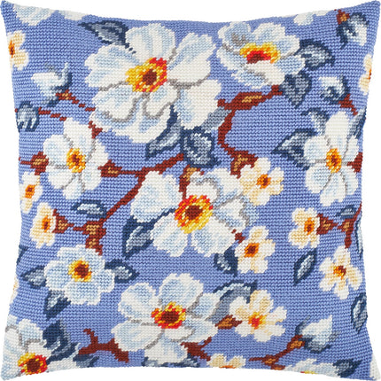 Needlepoint Pillow Kit "Apple Bloom"