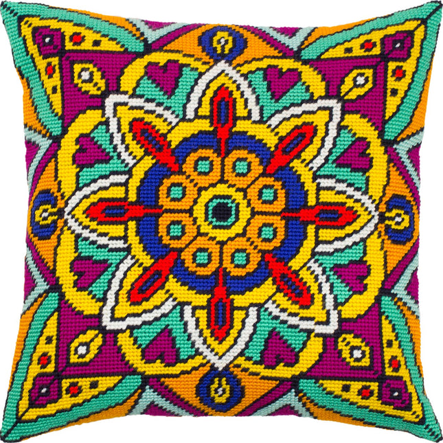 Needlepoint Pillow Kit "Mandala"