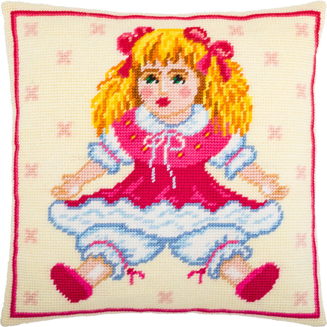Needlepoint Pillow Kit "Doll"