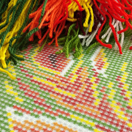Needlepoint Pillow Kit "Chinese Bird"