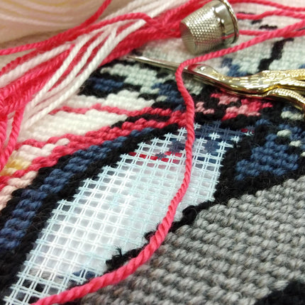 Needlepoint Pillow Kit "Parisian"