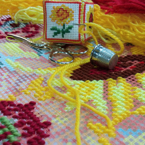 Needlepoint Pillow Kit 