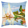 Needlepoint Pillow Kit "Regatta at Argenteuil"