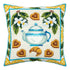 Needlepoint Pillow Kit "Tea and Cookies"