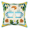 Needlepoint Pillow Kit "Lemon Tea"
