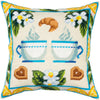Needlepoint Pillow Kit "Lemon Tea"