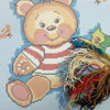 Needlepoint Pillow Kit "Teddy Bear"