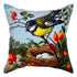 Needlepoint Pillow Kit "Tit at Her Nest"